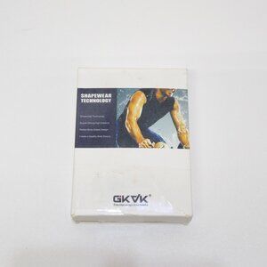 GKVK Shapewear Compression Tank Top Men's Size Small Body Shaper Vest Navy Blue